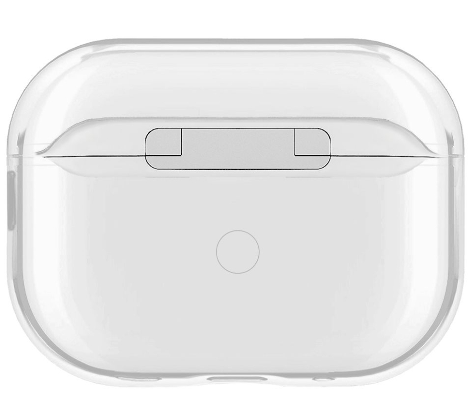 Чехол moonfish для AirPods Pro 2, пластик, прозрачный