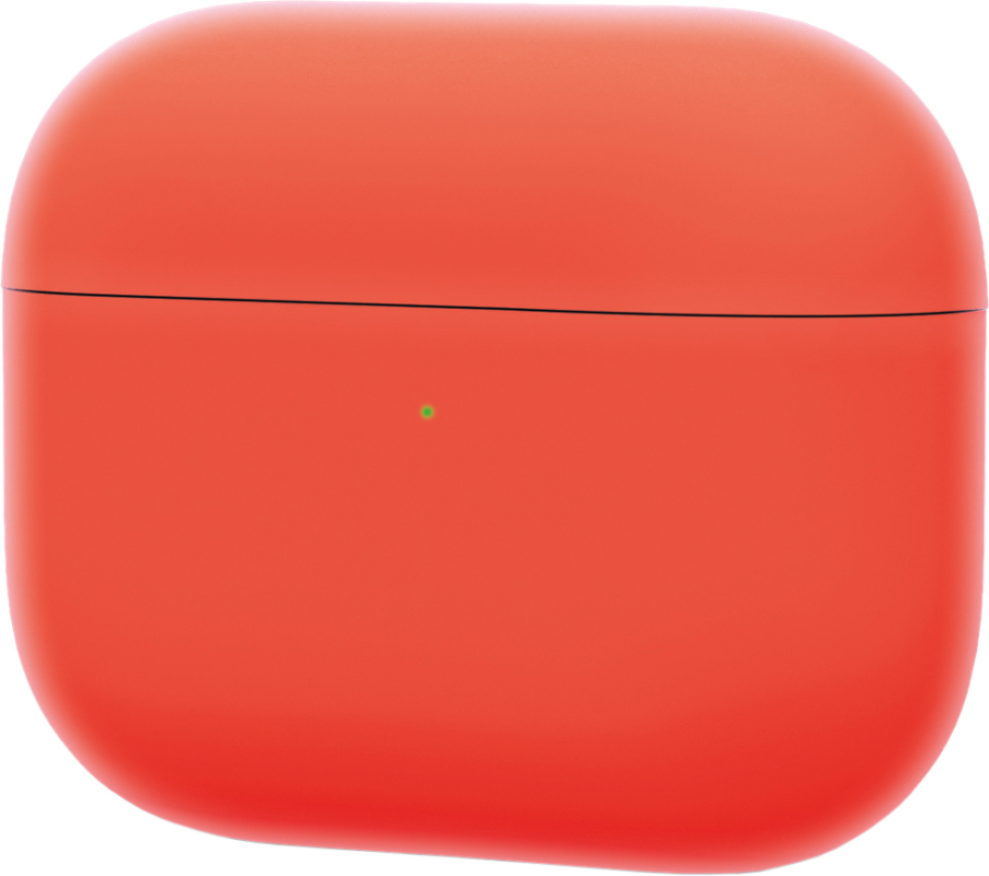 Чехол moonfish для AirPods Pro, силикон, коралловый неон