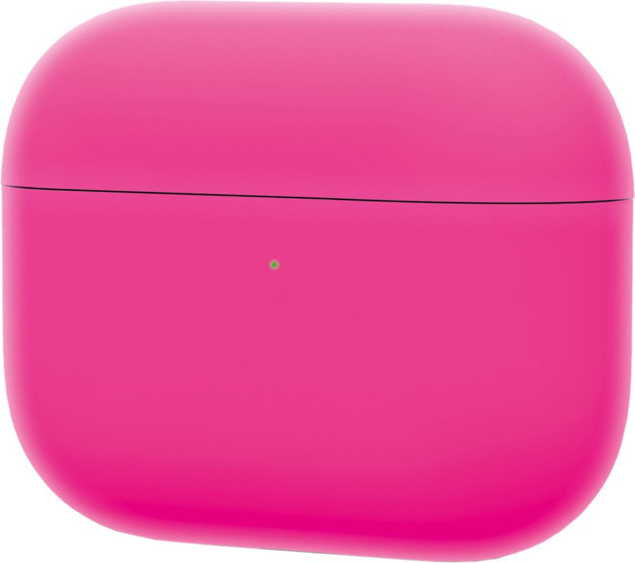Чехол moonfish для AirPods Pro, силикон, розовый неон