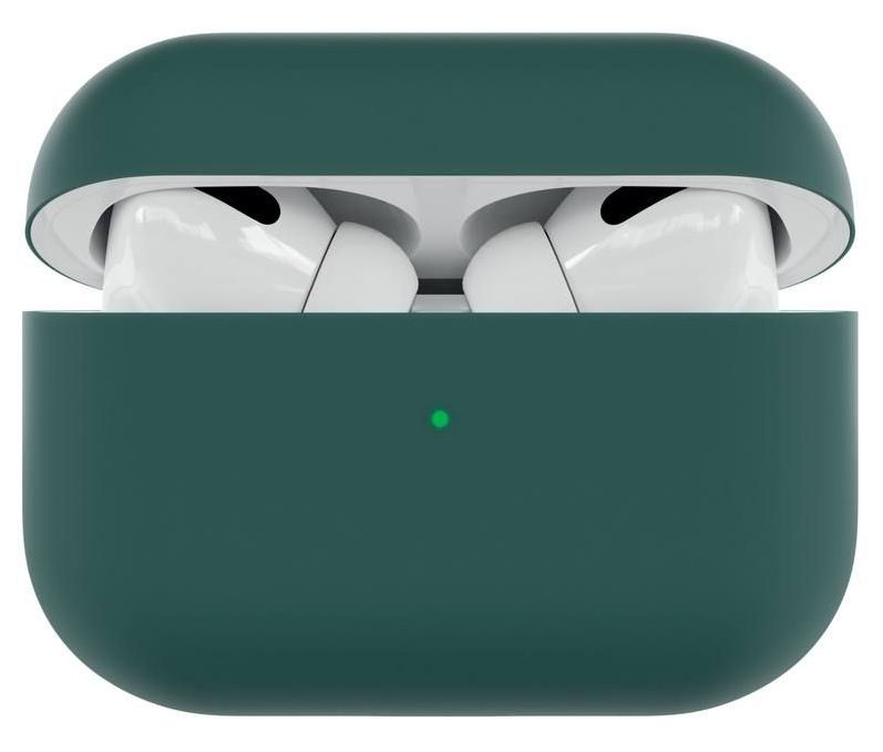 Чехол moonfish для AirPods Pro, силикон, темно-зеленый