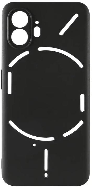 Чехол moonfish для Nothing Phone 2 с усиленными углами, силикон, черный