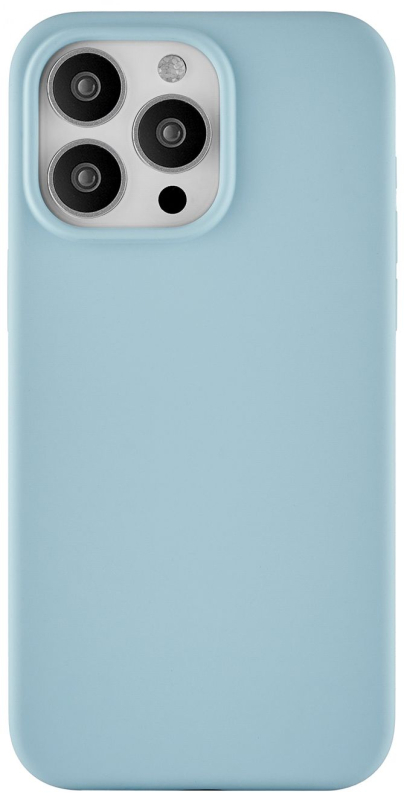 Чехол moonfish Magsafe для iPhone 15 Pro Max, силикон, голубой