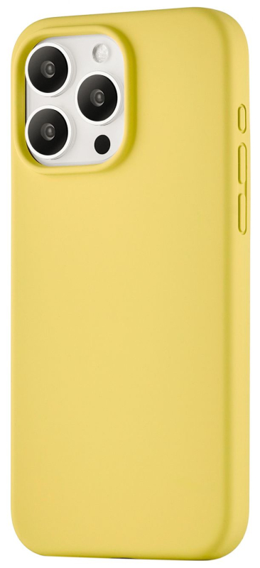 Чехол moonfish Magsafe для iPhone 15 Pro Max, силикон, желтый