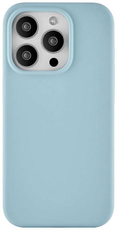 Чехол moonfish Magsafe для iPhone 15 Pro, силикон, голубой