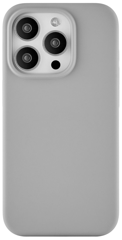 Чехол moonfish Magsafe для iPhone 15 Pro, силикон, серый
