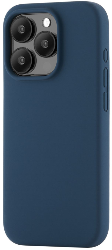 Чехол moonfish Magsafe для iPhone 15 Pro, силикон, тёмно-синий