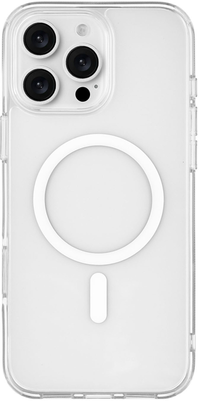 Чехол moonfish MagSafe для iPhone 16 Pro Max, поликарбонат, прозрачный
