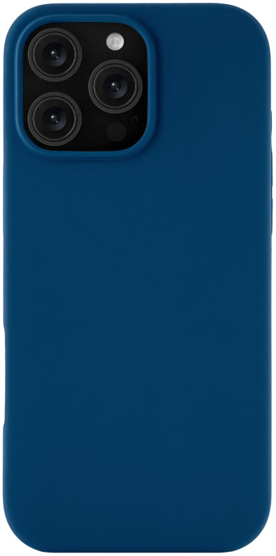 Чехол moonfish MagSafe для iPhone 16 Pro Max, силикон, soft-touch, темно-синий
