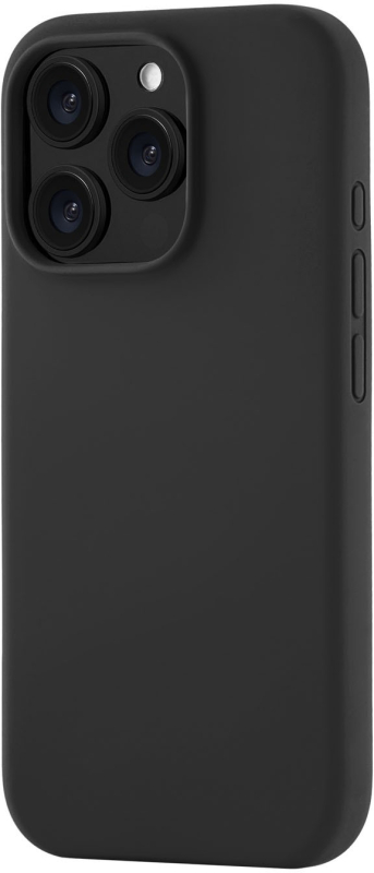 Чехол moonfish MagSafe для iPhone 16 Pro, силикон, soft-touch, черный