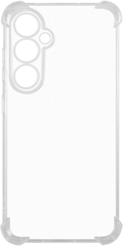 Чехол moonfish с усиленными углами для Galaxy S24+, силикон, прозрачный