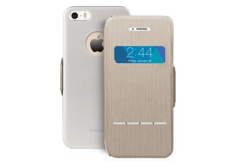 Чехол Moshi SenseCover для iPhone 5/5s бежевый