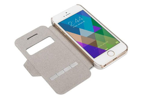 Чехол Moshi SenseCover для iPhone 5/5s бежевый