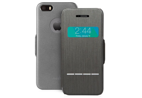 Чехол Moshi SenseCover для iPhone 5/5s графит