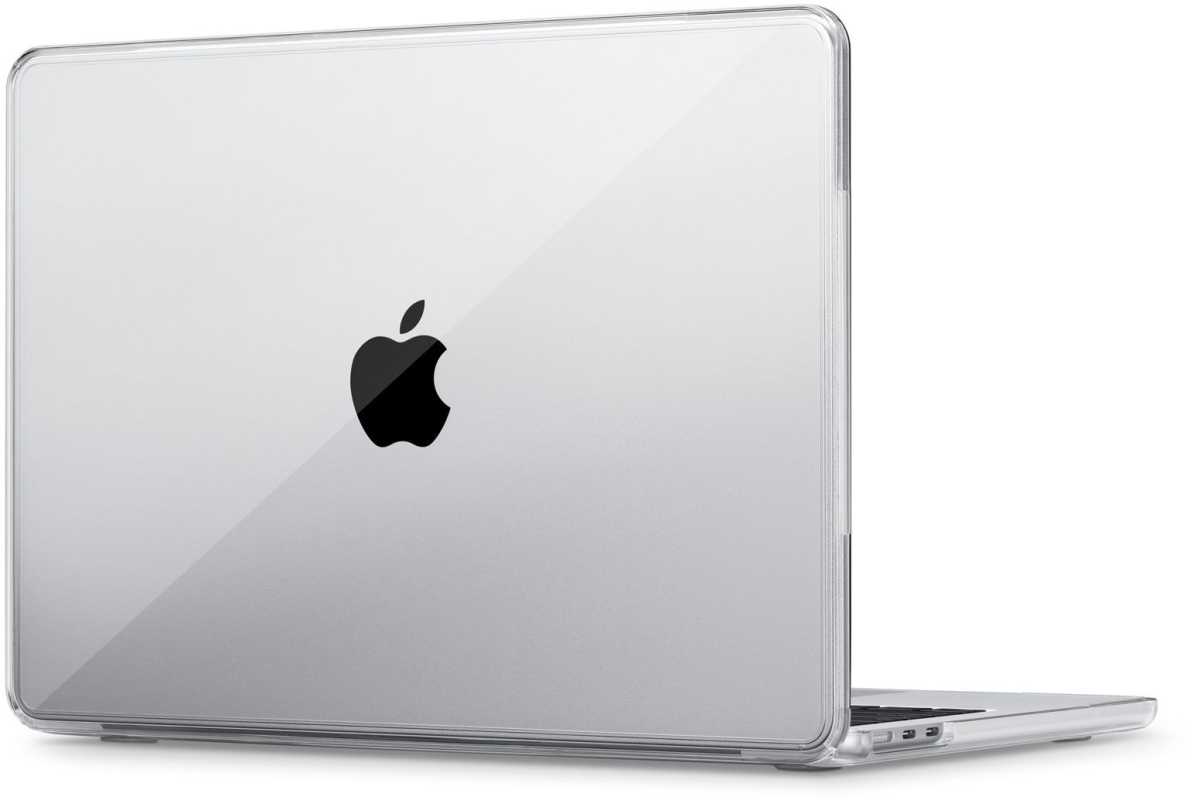 Чехол-накладка moonfish для MacBook Air 13″ (M3), soft-touch, прозрачный