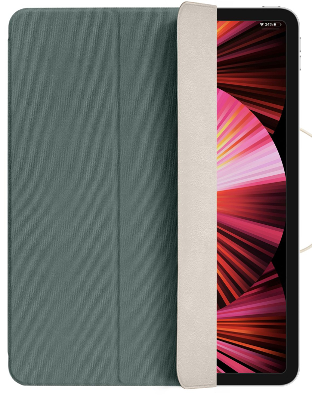 Чехол Native Union Folio для iPad Pro 12.9, серо-зеленый