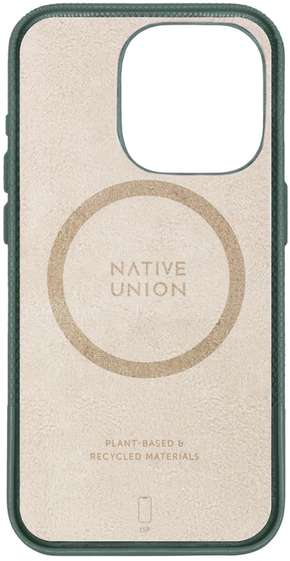 Чехол Native Union (RE)Classic Case для iPhone 15 Pro Max, MagSafe, зеленый