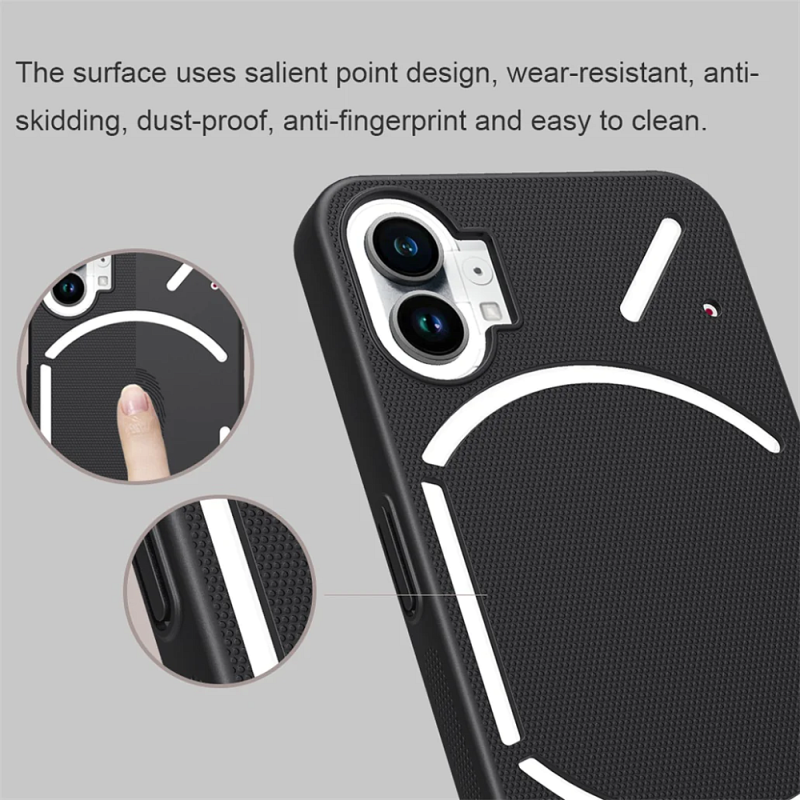 Чехол Nillkin Super Frosted Shield для Nothing Phone 2, черный