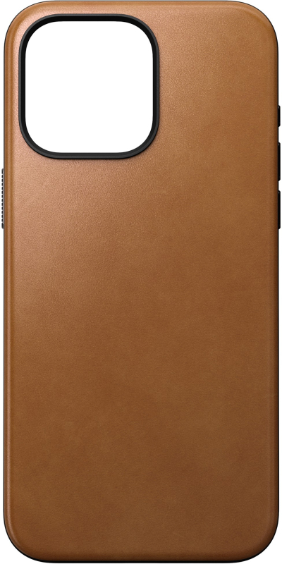 Чехол Nomad Modern Case MagSafe для iPhone 15 Pro Max, кожа, охра