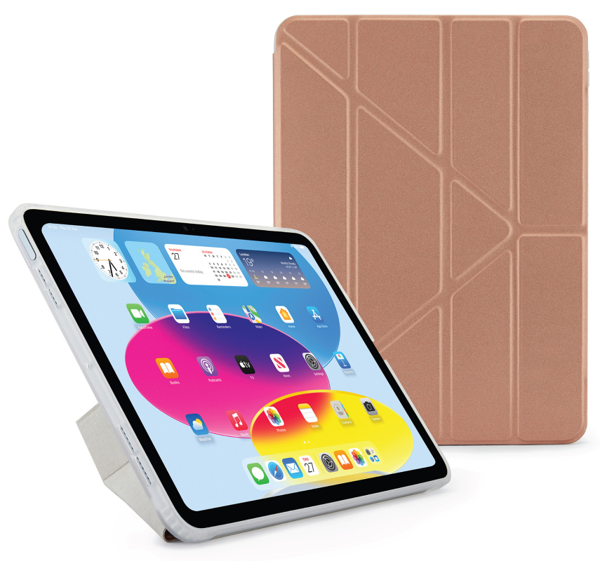Чехол Pipetto для iPad 10.9 (2022) Origami Case, розовое золото