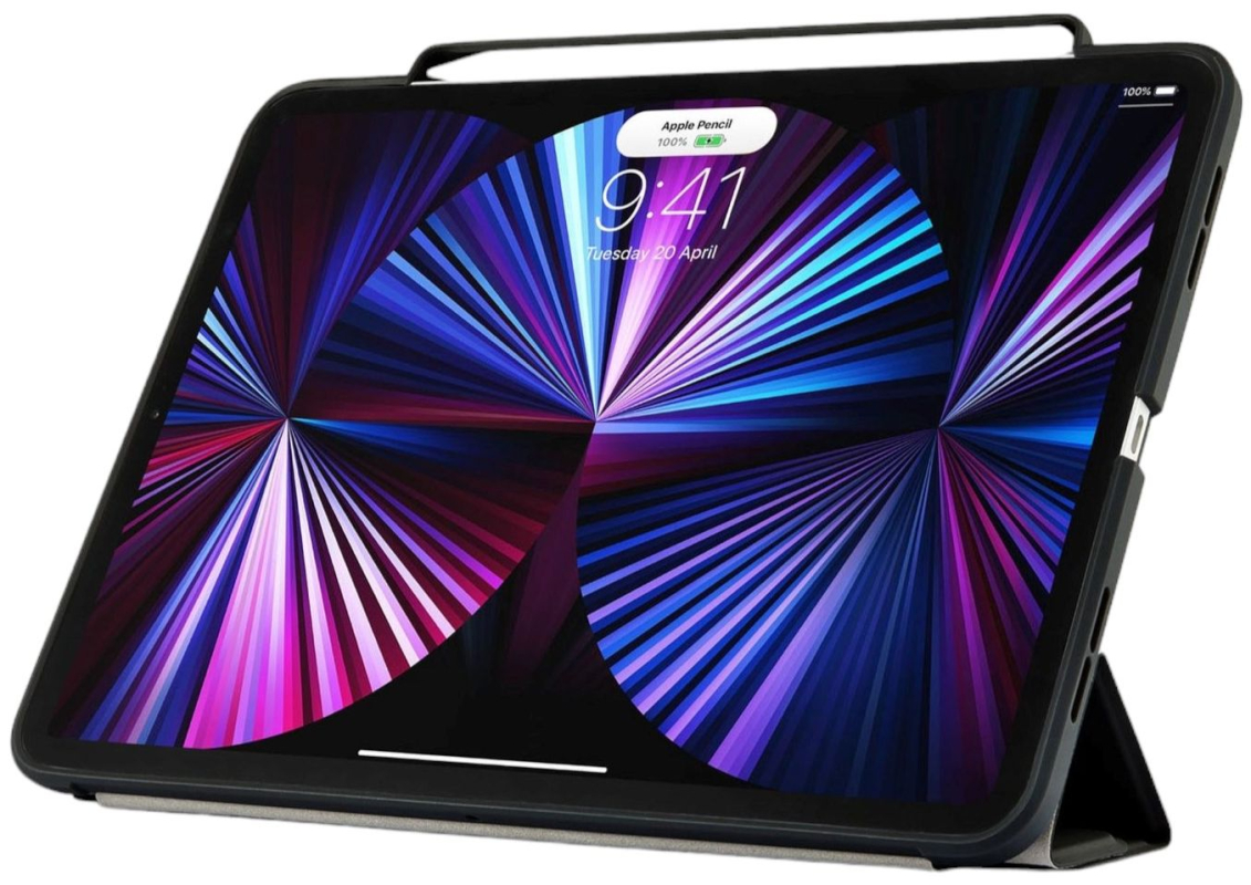 Чехол Pipetto для iPad Pro 11″ (2021) Origami No3 Pencil Case, черный