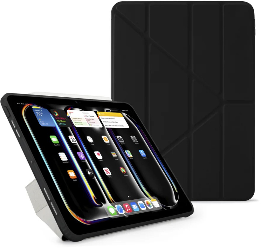 Чехол Pipetto для iPad Pro 13 (2024) Origami No1 Case, черный