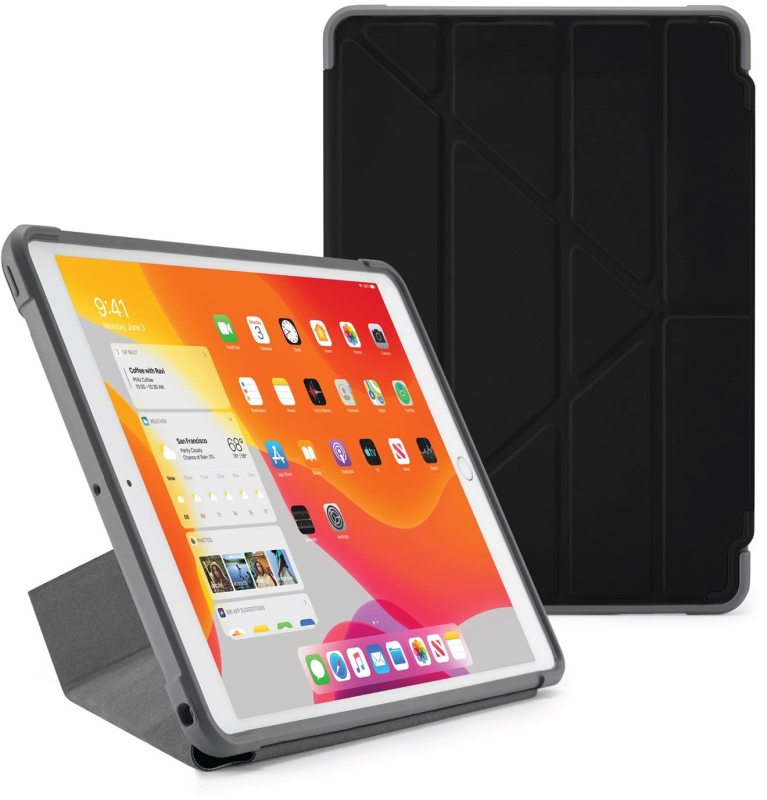 Чехол Pipetto Origami Shield для iPad 10,2″, черный