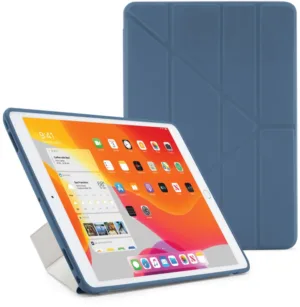 Чехол Pipetto Origami (TPU) для iPad 10,2″, темно-синий