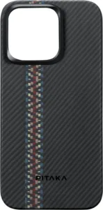 Чехол Pitaka Fusion Weaving MagEZ Case 4 для iPhone 15 Pro Max, кевлар, рапсодия