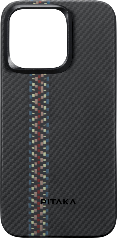 Чехол Pitaka Fusion Weaving MagEZ Case 4 для iPhone 15 Pro Max, кевлар, рапсодия