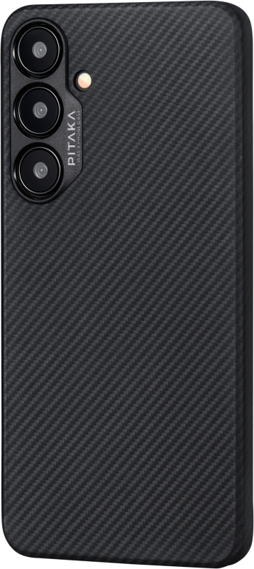 Чехол Pitaka MagEZ 4 Case для Galaxy S24+, кевлар, черно-серый