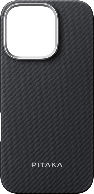 Чехол Pitaka MagEZ 4 Case для iPhone 16 Pro, кевлар, черный
