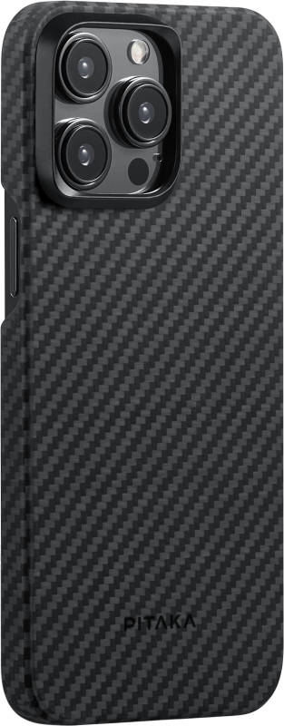 Чехол Pitaka MagEZ 4 для iPhone 15 Pro Max, кевлар, черно-серый