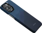 Чехол Pitaka MagEZ 4 StarPeak для iPhone 15 Pro, кевлар, синий