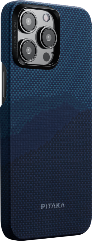 Чехол Pitaka MagEZ 4 StarPeak для iPhone 15 Pro Max, кевлар, синий