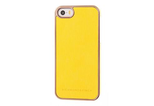 Чехол Richmond & Finch Framed Rose Yellow Waves для iPhone 5/5s/SE желтый