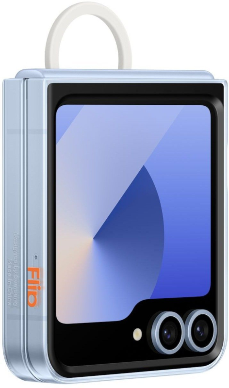 Чехол Samsung Clear Case Flip6 прозрачный