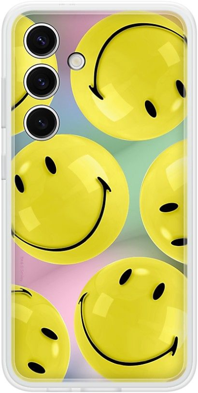 Чехол Samsung Flipsuit Case S24 прозрачный-желтый