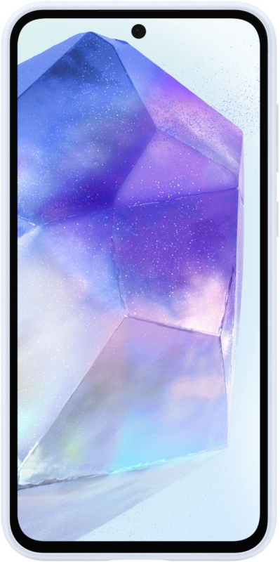 Чехол Samsung Silicone Case A55 голубой