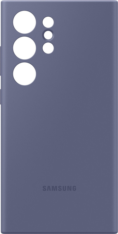 Чехол Samsung Silicone Case S24 Ultra фиолетовый