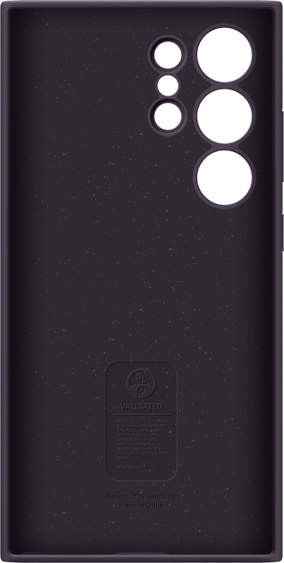 Чехол Samsung Silicone Case S24 Ultra темно-фиолетовый