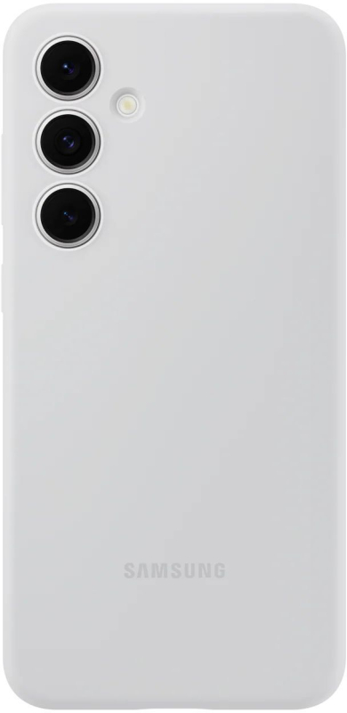 Чехол Samsung Silicone Case S24FE Серый