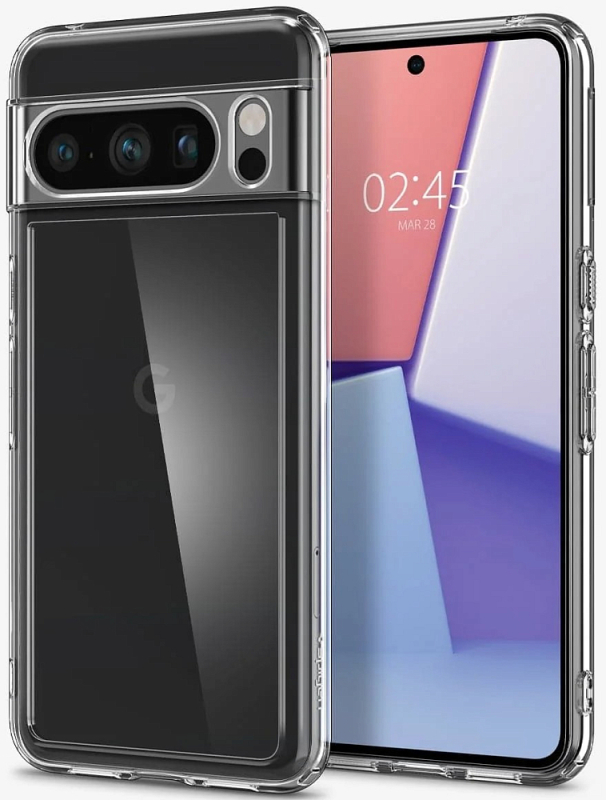 Чехол Spigen Ultra Hybrid для Google Pixel 8 Pro, прозрачный