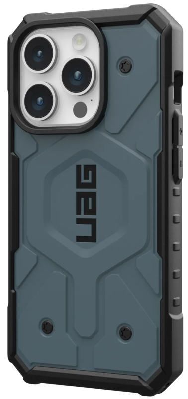Чехол UAG Pathfinder MagSafe для iPhone 15 Pro Max, синий
