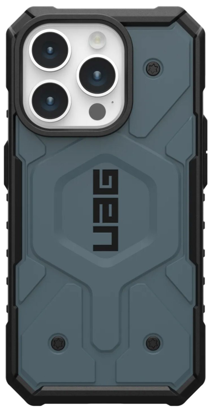 Чехол UAG Pathfinder MagSafe для iPhone 15 Pro Max, синий