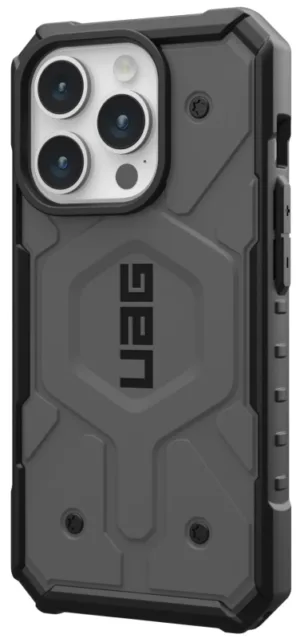 Чехол UAG Pathfinder MagSafe для iPhone 15 Pro, серый