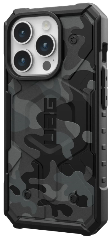 Чехол UAG Pathfinder SE MagSafe для iPhone 15 Pro Max, черный камуфляж