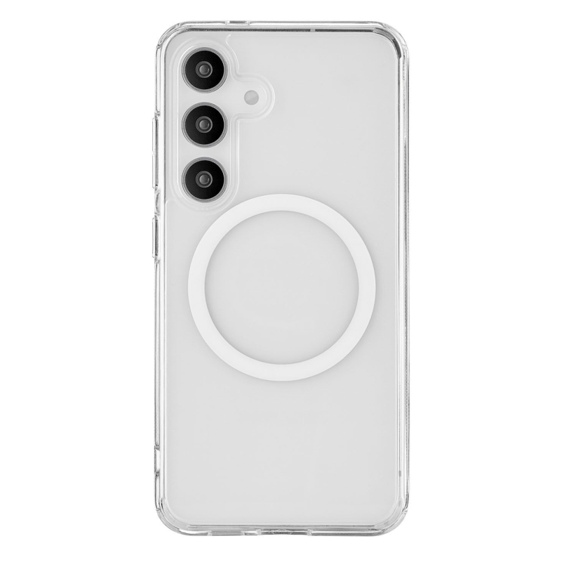 Чехол uBear Real Case для Galaxy S24 MagSafe, усиленный, прозрачный