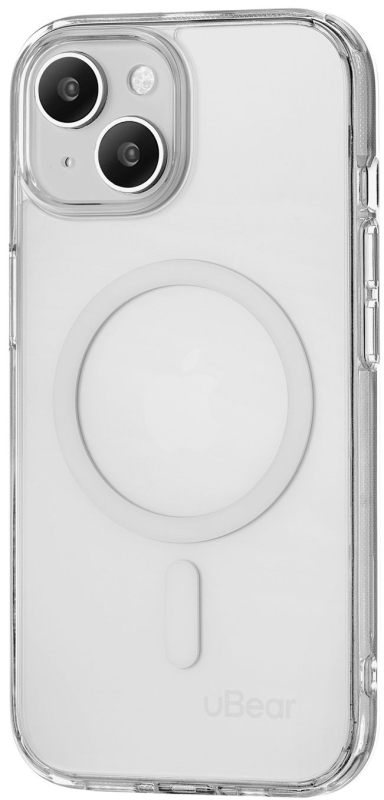 Чехол uBear Real Case для iPhone 15 MagSafe, прозрачный