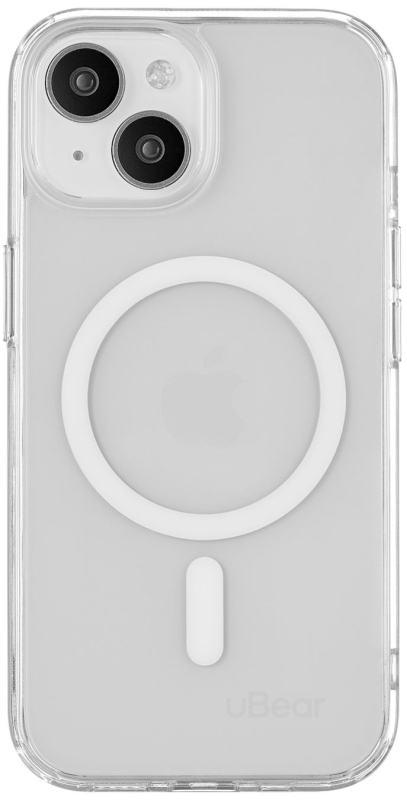 Чехол uBear Real Case для iPhone 15 MagSafe, прозрачный