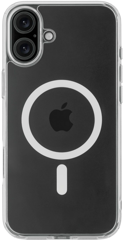 Чехол uBear Real Case MagSafe для iPhone 16 Plus, прозрачный